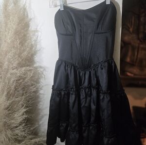Strapless Black Dress